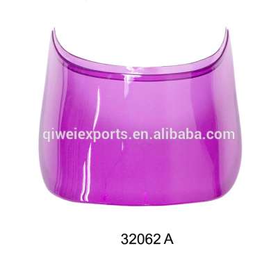 TPU multicolor transparent plastic cap visor for sunny cap sports cap 32062